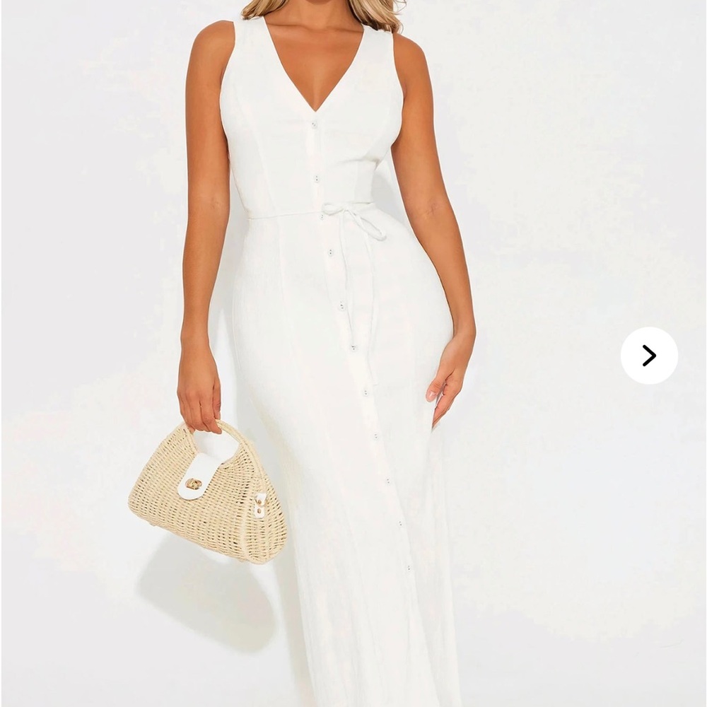 Fashion nova white dress